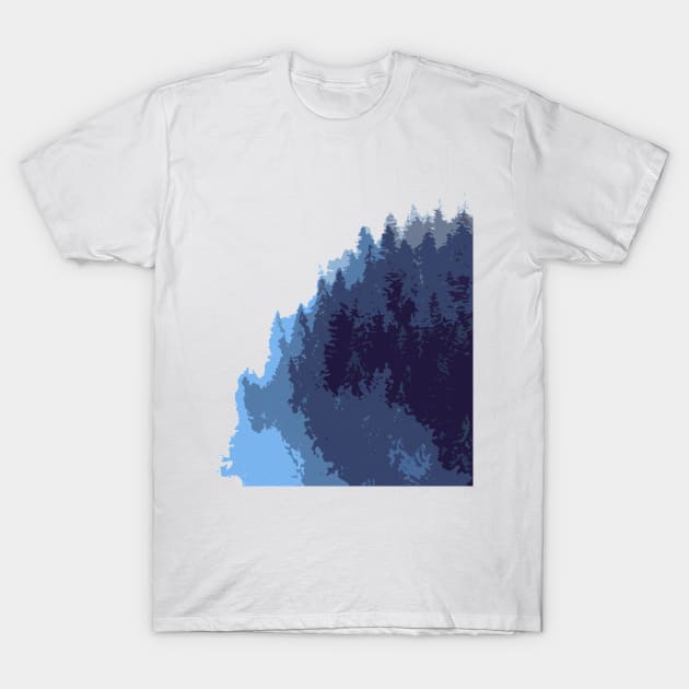Abstract Forest T-Shirt by Cerberus4444